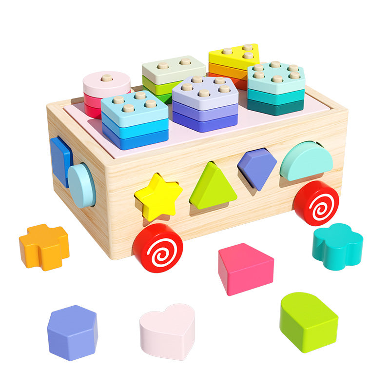 Montessori baby matching building blocks toy 1-3 years