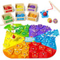 Shape & color sorting magnetic fishing toy for kids 3-6