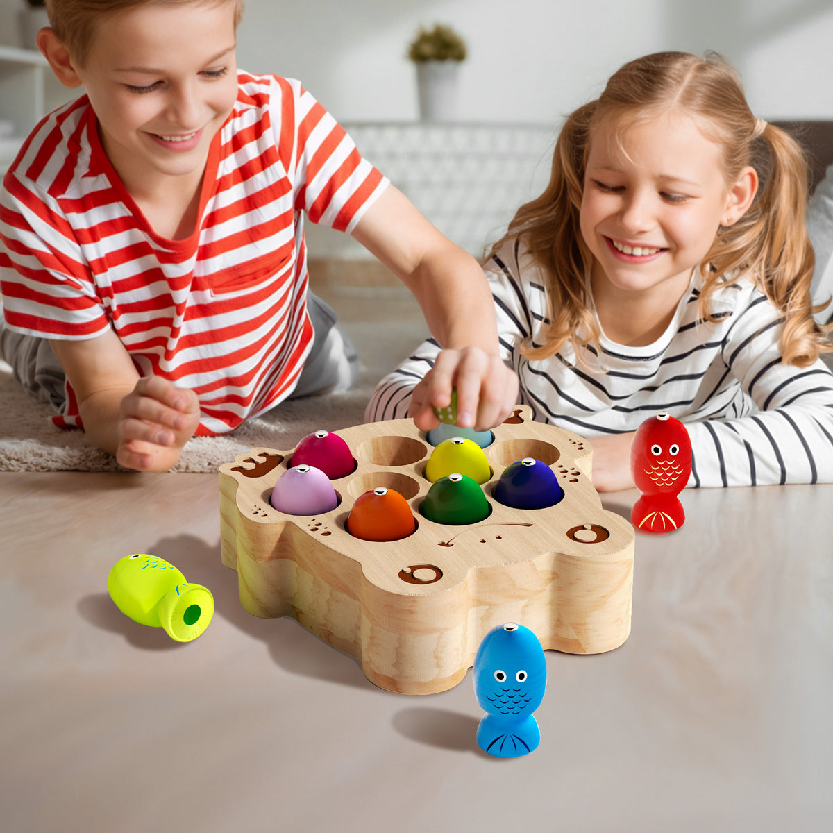 Frog Magnetic Fishing Game Toy