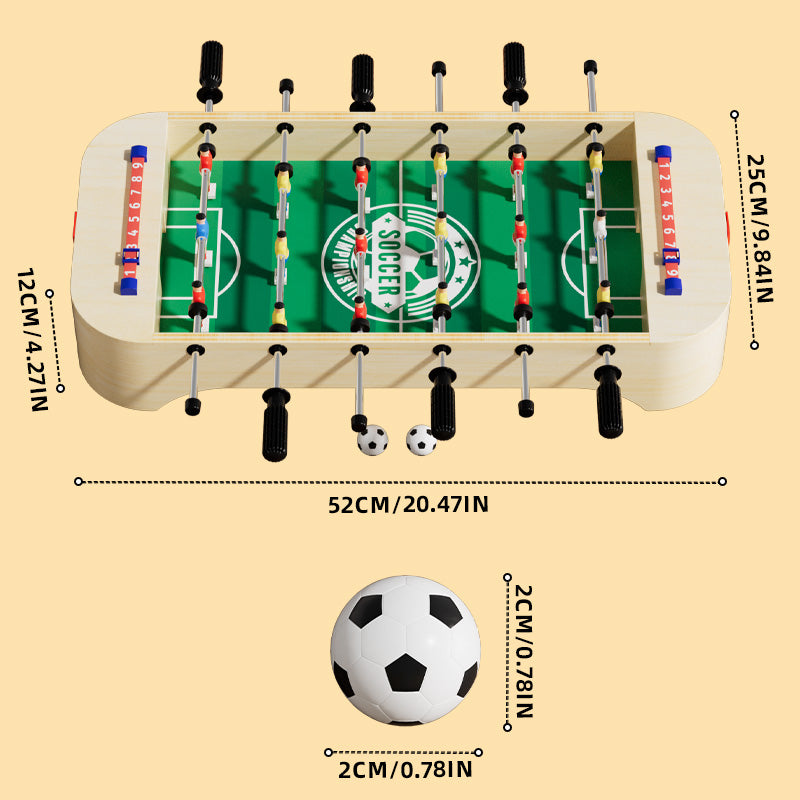 Strategic thinking training tabletop soccer toy
