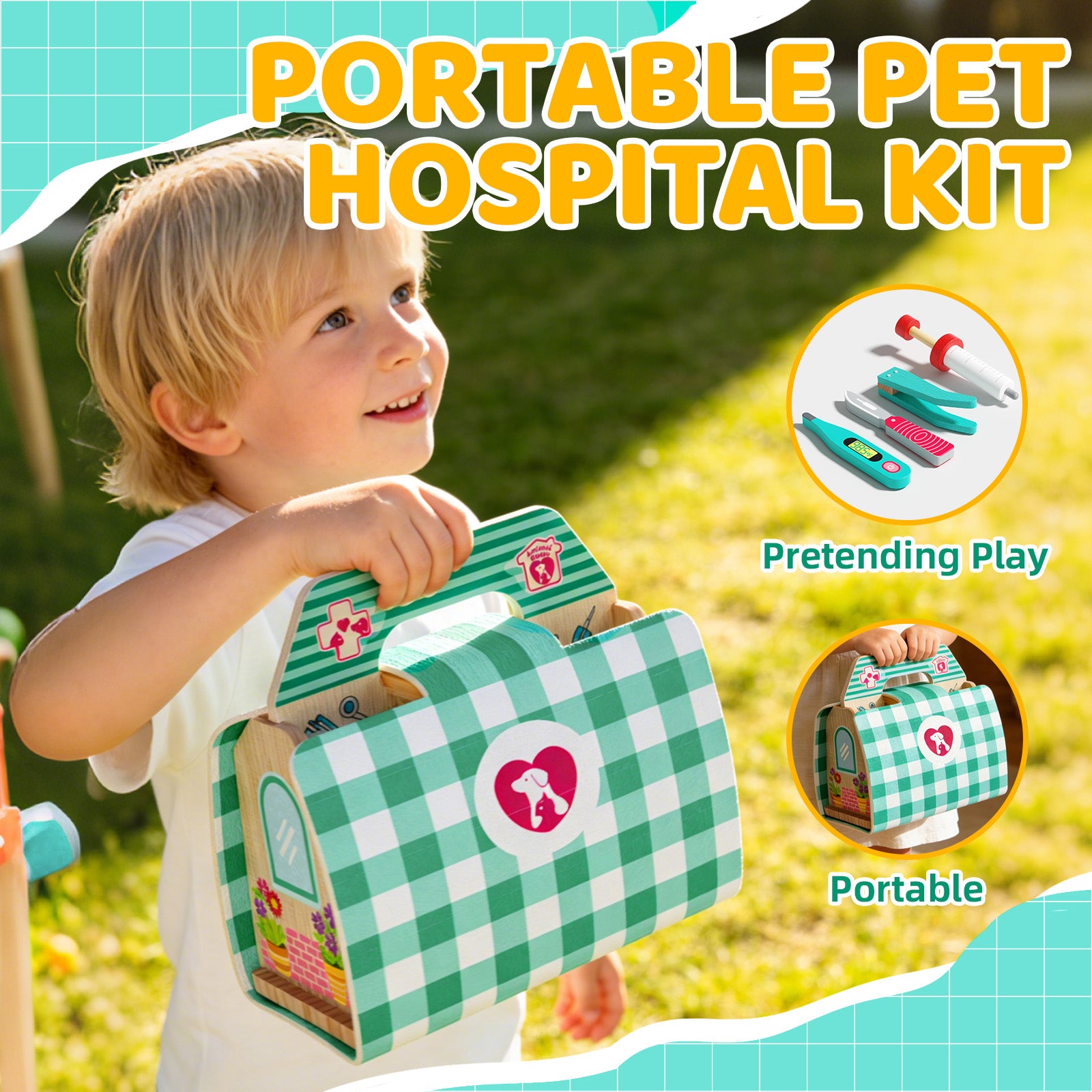 Complete doctor playset educational gift for kids