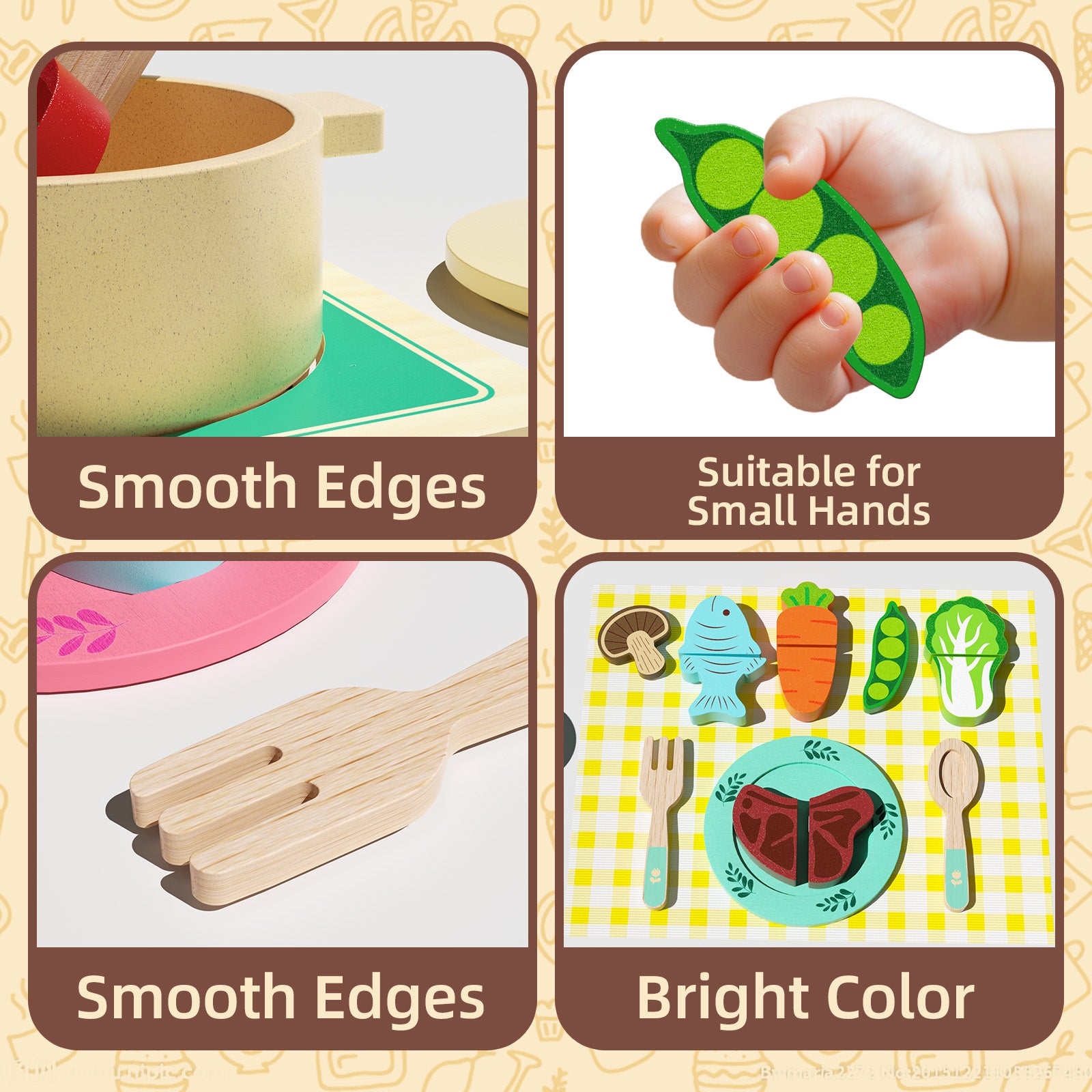 Children simulation kitchen utensil pretend play gift