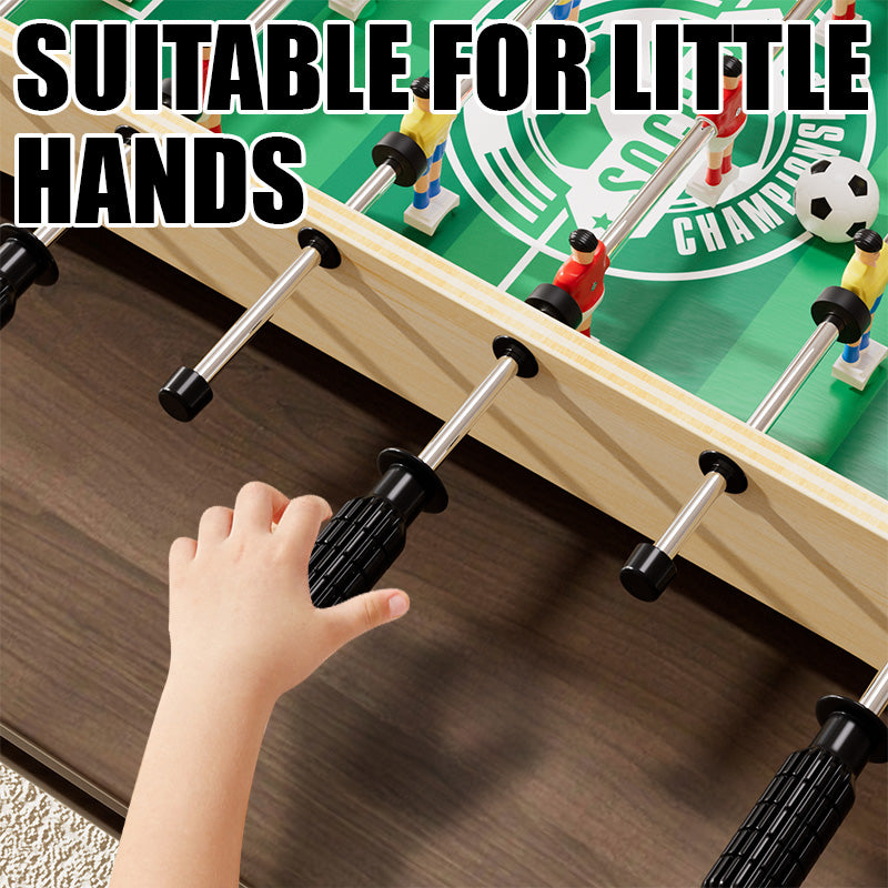 Compact indoor 2-player battle football game playset
