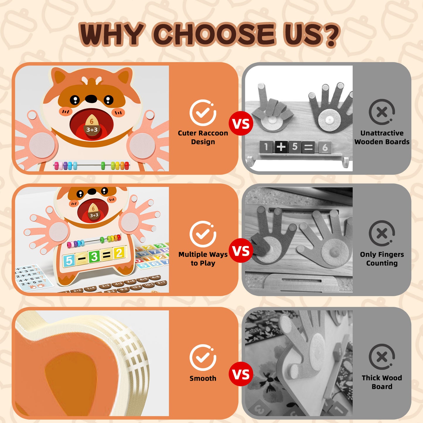 Preschool math learning toy for boys and girls