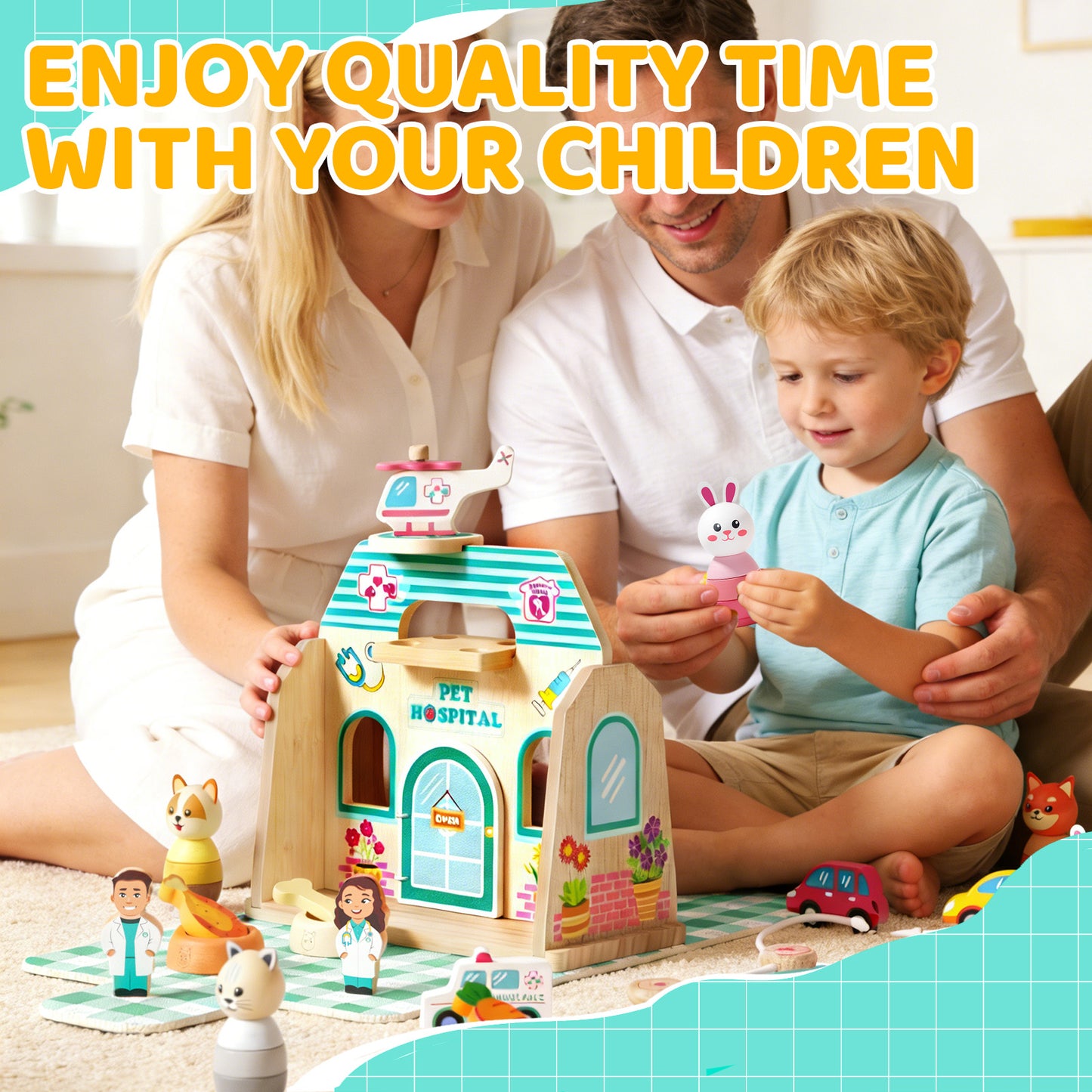 Dentist medical pretend play set for children