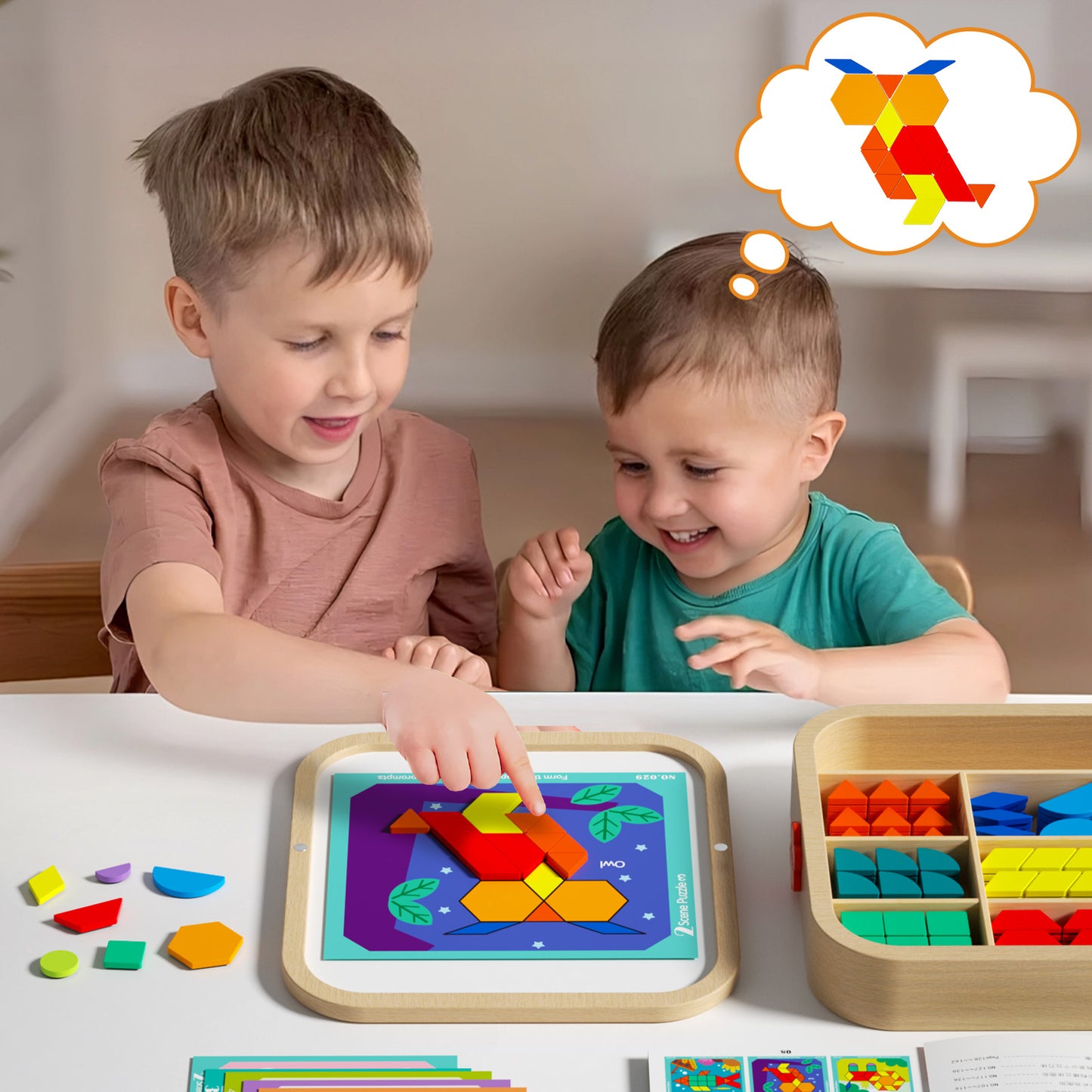 Large capacity magnetic puzzle gift for children