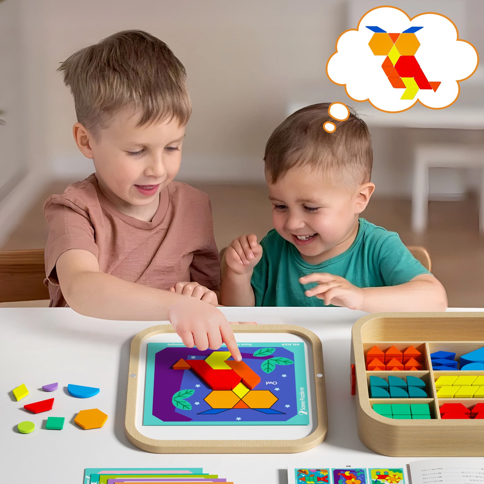 Large capacity magnetic puzzle gift for children