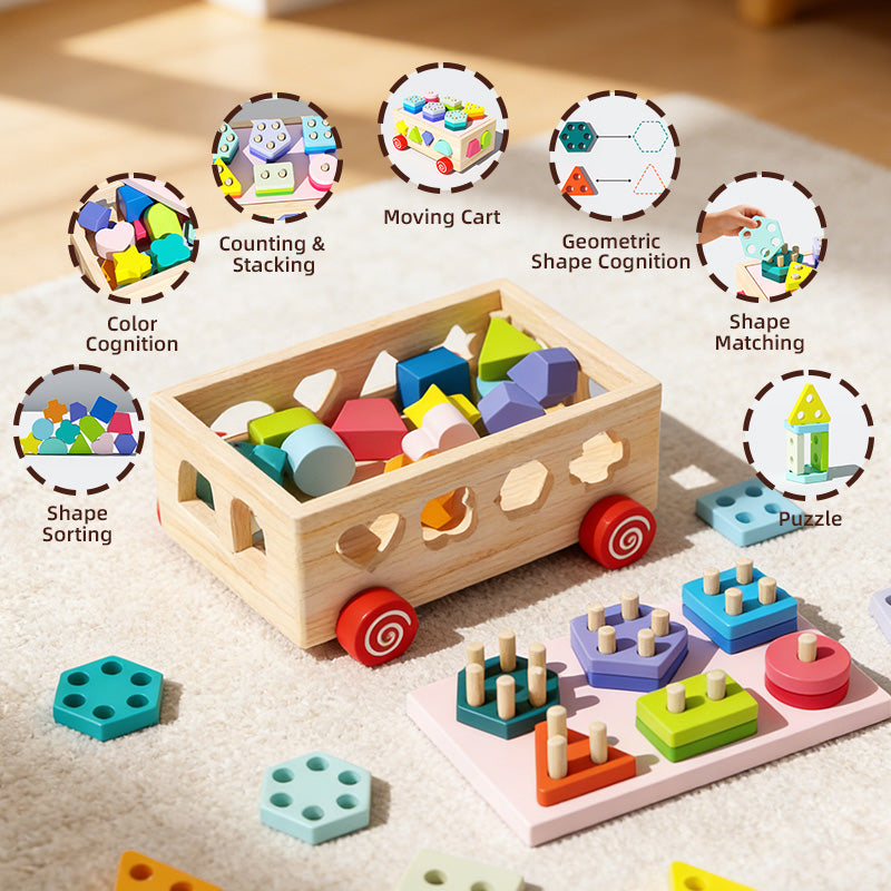 Montessori Baby Matching Building Blocks