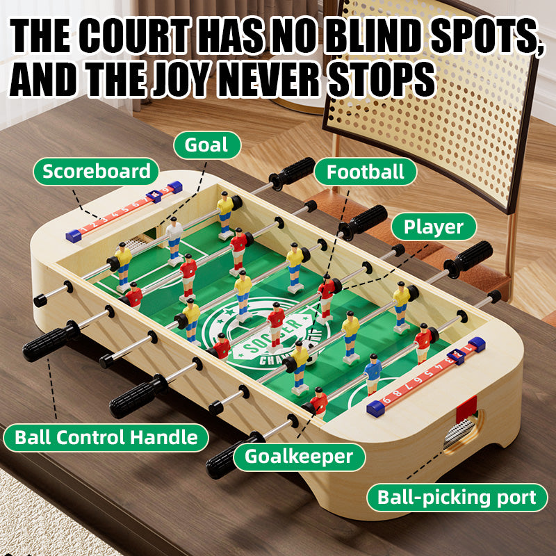 Parent-child interactive tabletop soccer educational toy