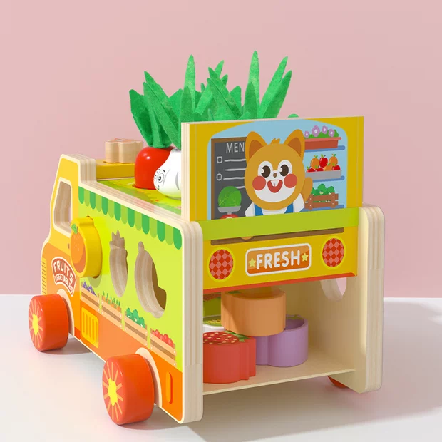 Toddler fine motor skill rabbit truck educational toy